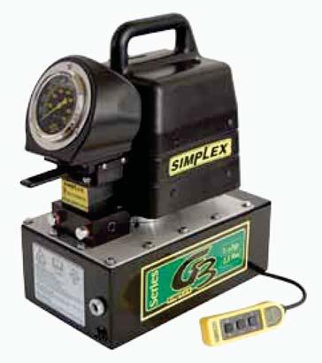 Ideal for use with small, mid sized hydraulic cylinders or tools. Power Pumps SITE GUGE Metal reservoir site gauge for easy viewing of oil level.