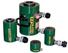 Simplex 3 Way, 3 Position Suc-O-Matic valve can draw hydraulic oil out of any single acting cylinder.