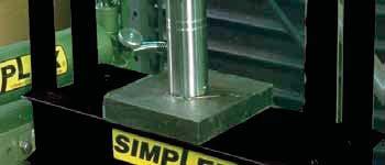 IP1010 Shown Hydraulic Presses OUPLERS - pages 74-75 High flow quick disconnect couplers provide a quick change to a variety of pumps.