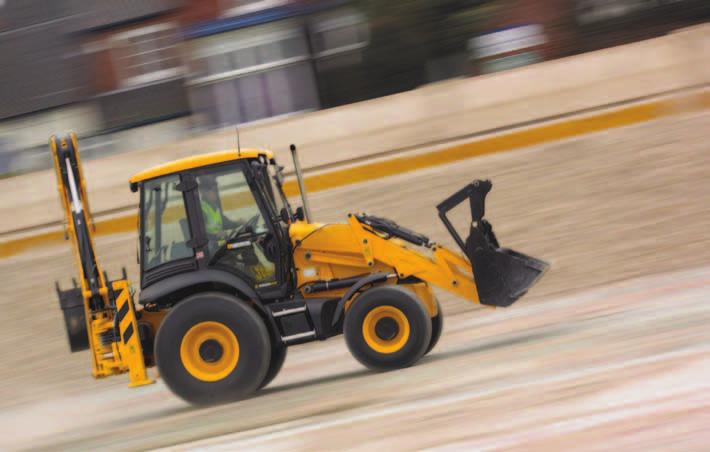 Machine Efficiency Efficient backhoe loaders travelling on the road Reducing the fuel consumption of backhoe loaders by disconnecting hydraulic functions.