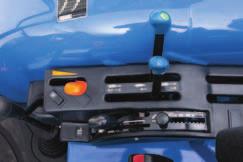 Choice of remote valves TS6 Series tractors come standard with two closed-center deluxe rear remotes with flow controls and adjustable detents to manage the flow