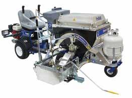 ThermoLazer ProMelt System (Patent Pending) Graco s breakthrough technology allows you to melt 300 lbs of thermoplastic on board in less than an hour.