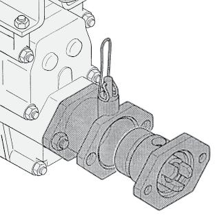 13 D Model 750 Implements are mounted directly to the machine coupler (fig.