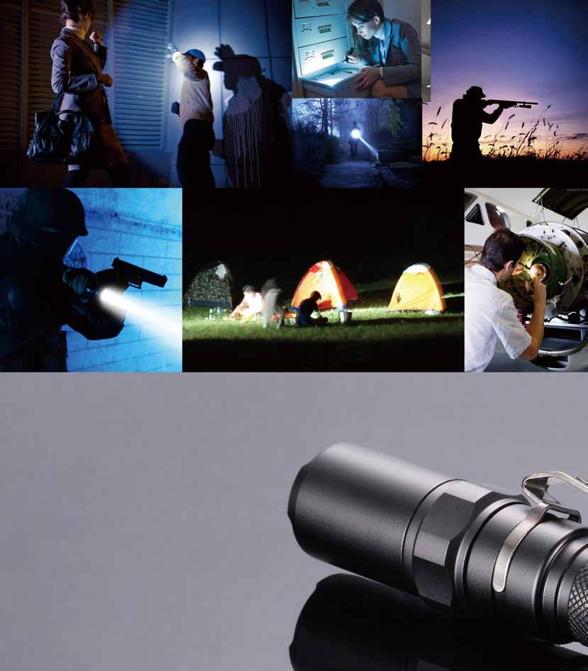 30 2013 NITECORE Product Catalogue 31 Multi-Task series MT1A 140 Lumens 1 AA Battery Cree XP-G R5 LED Head