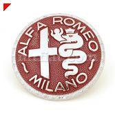 Alfa Romeo->Others->Emblems Alfa Romeo->Others->Glass and Seals Milano Original... Milano Black Emblem Spider Coda Tronca.