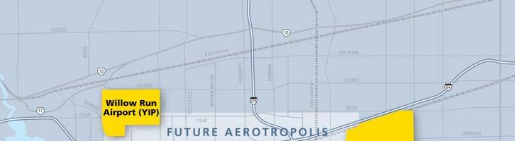 Our Objective The objective of the Detroit Region Aerotropolis is to leverage Detroit Metro and Willow Run Airports