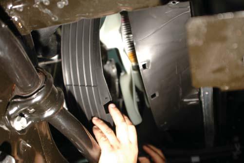 Install the OEM crank bolt using a 22mm wrench and torque to