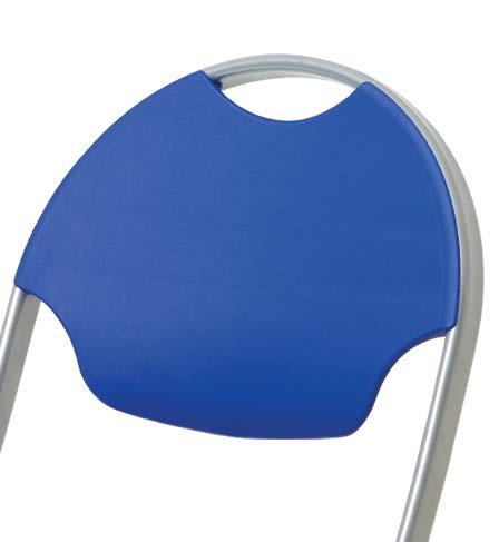 47 [12mm] diameter steel blind Seat is injection molded using toughened polypropylene. Plastic is molded in a variety of colors.