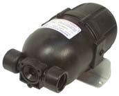 total capacity (liquid & air) Pre-pressurized to 20 PSI PSI Range 0-100 Santoprene bladder Reduces pump cycling Mfg.