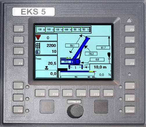 ECOS Electronic Crane Operating System - ECOS enables control of the entire crane's principle operations.