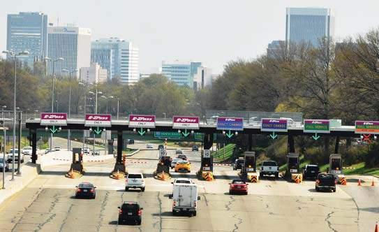 Road signs show the minimum number of passengers a vehicle must carry (excluding motorcycles and clean fuel vehicles) to use the HOV lanes and the times that HOV restrictions are in effect.