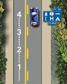 Section 3: Safe Driving When you plan to turn, signal three or four seconds, 100 feet, ahead of your turn.