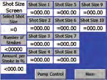sizes and flow rates Customer I/O connections for integration with auxiliary equipment.