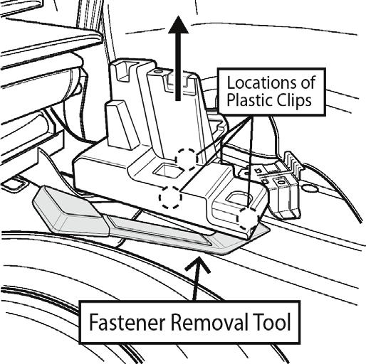 OF THE PASSENGER SIDE STORAGE COMPARTMENT IN