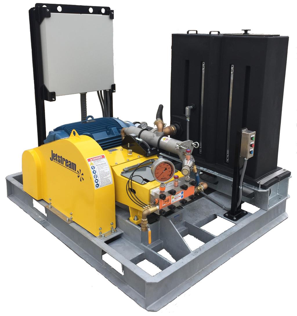 Jetstream strives to provide not only HydroForce waterblasting units with pressures up to 22,500 psi, but a complete solution with the
