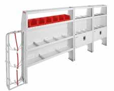 HVAC/Mechanical Package, High-Roof, Extended 00-X --0 Bulkhead, Transit High Roof, Mesh 0--0 Hinge Kit --0 Refrigerant Tank Rack x 0#, x 0# --0 Tapered End Panel Set, 0 in x in 0--0