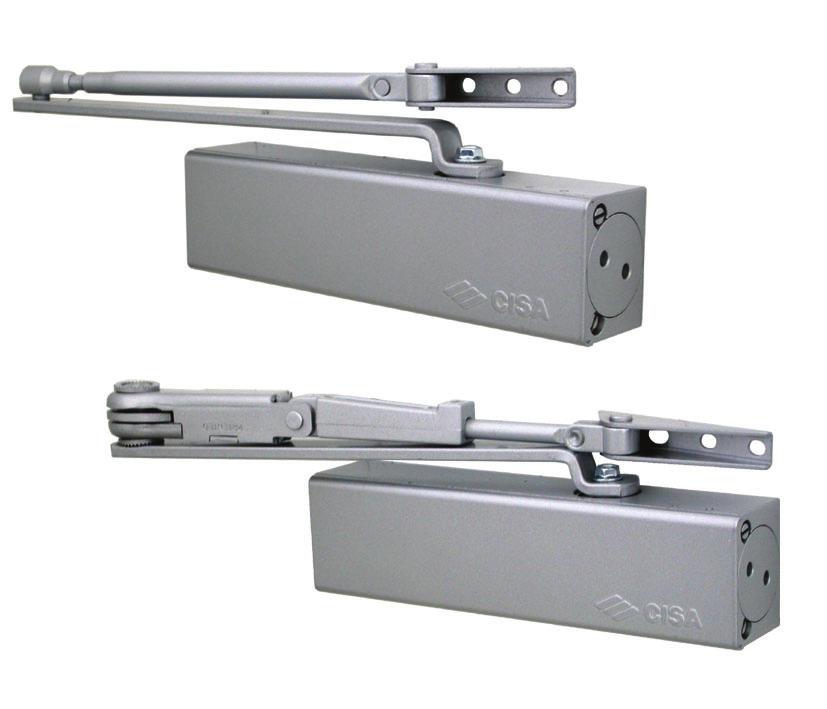 DOOR CLOSERS 716 SERIES DOOR CLOSERS 716 SERIES Technical features: Aluminium alloy monoblock body Steel arm with or without adjustable hold open Special oil bath steel spring Valve with thermostatic