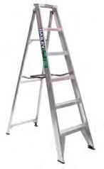 TRADE RIVETED SINGLE SIDED STEPLADDER TRADE RIVETED Riveted construction Industrial Duty Rated.