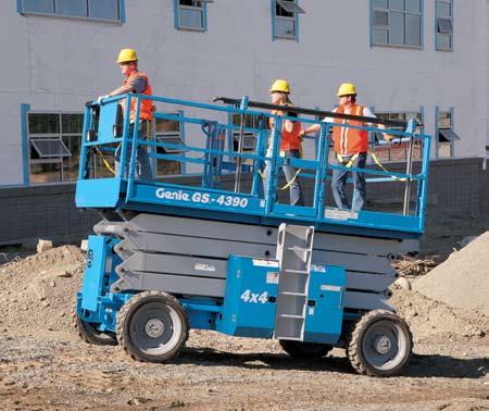 Elevated Efficiency With Industry-Leading Design The ever-expanding line of Genie electric and rough terrain scissor lifts