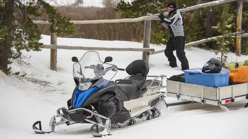 Whenever, wherever the snow falls, team up with your Yamaha Being out on the trails or powder is one of life's great feelings, even when you're out there working. So enjoy our snowmobiles.