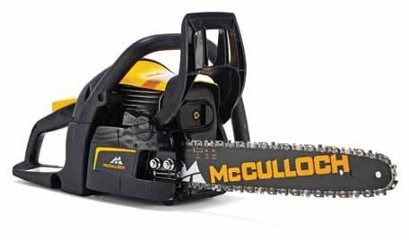 Chain saws McCulloch chain saws not only look good, they have been designed with function & power