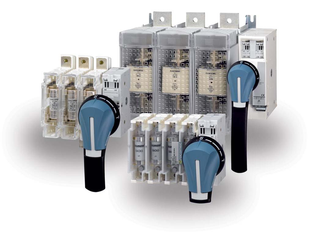 Fuse combination switches FUSERBLOC CD YOUR GUARANTEE FOR SAFE & RELIABLE SWITCHING & PROTECTION GAMME 041 A SWITCH BREAKING Safety isolating Fully visualised breaking, conforming to IEC 60947-3 (BS