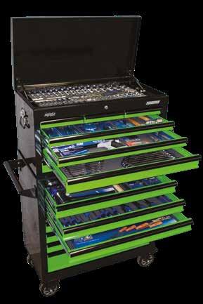 tester & multimeter Pick set & tape measure Screw extractor set 7 drawer Sumo tool box 7