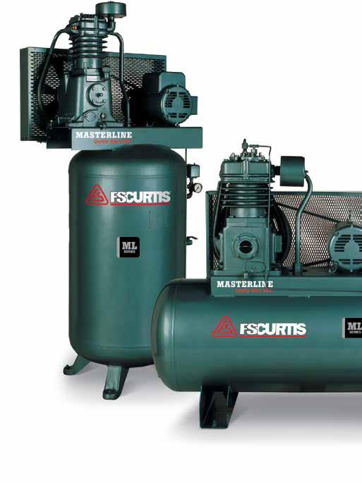 ML SERIES AIR COMPRESSORS SETTING THE NEW STANDARD HEAVY-DUTY PERFORMANCE Masterline is the most