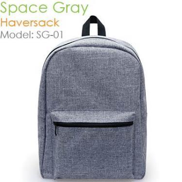 Backpacks Model: SG-01 Haversack Canvas Space Grey 40cm by height, 30m by