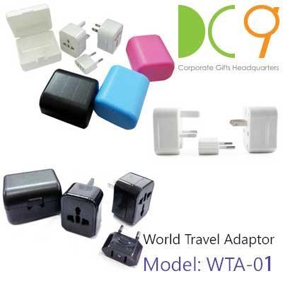Travel Adaptors Model: WTA-01 Black & White Number of USB