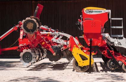 This allows the seed drill to be fitted or removed easily - depending on whether the SYNKRO or TERRADISC is to be used on its own or not.