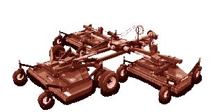 Tri-Deck Flex Finishing Mowers Fabricated 7 Gauge Deck Cat 3 Drivelines Commercial Grade Greasable Spindles 5 Year Gearbox Limited Kevlar Reinforced Belt MODELS TD-1100 TD-1500 TD-1700 Cutting Width