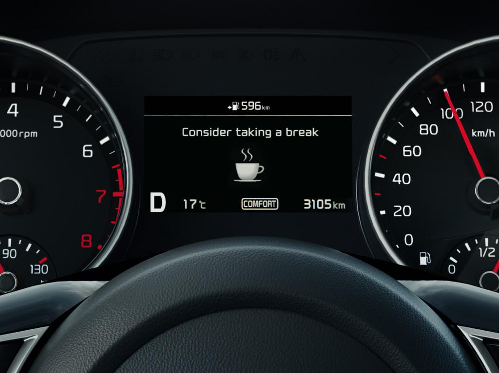 Select User Settings, choose Driver Assist, and then select Driver attention warning (Ref. 1). The set-up options of DAW will remain the same when the engine is re-started.