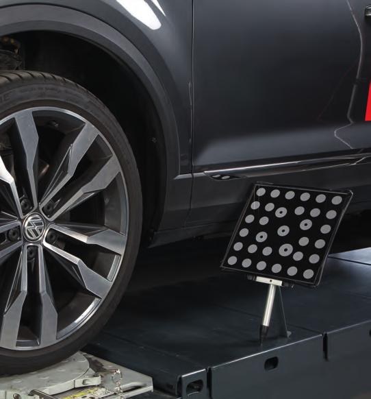 Working with new sophisticated multiple suspensions in modern vehicles the accuracy of measurement gets more and more