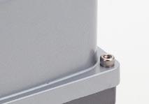 Two more auxiliary limit switches or a potentiometer can be added as an option.
