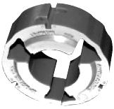 Choose From 16 JIS 6 Pin Sizes and New Spacer Design The Jaw In-Shear 6 Pin coupling is available in bore sizes up to 9 inches.