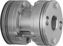 Thomas Flexible Disc s Close-Coupled Series 54RD Series 54RD couplings are specifically designed as replacements for close-coupled gear and grid couplings, and where overall shaft-to-shaft spacing is