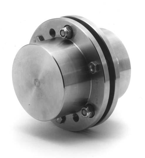 Single lex - 6 olt Single lexing Coupling H Series The H series coupling accommodates angular and axial misalignment only.