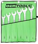 DAMAGE Box End Offset 1 Degrees for Work in Tight Spaces 21 mm, 22 mm, 24 mm, 2 mm, 27 mm, 29 mm, 30 mm, 32 mm 1-1/2", 1-/8",1-3/4", 1-7/8", 2" 6 Piece Jumbo Wrench Set (SAE) 6