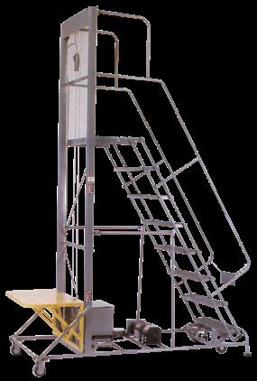 SPECIALTY PRODUCTS SERIES "PC" Portable Crossover Ladders LIFT TABLE LADDER Portable steel crossovers are easily moved from place to place.