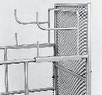 Side step models have step rungs plus 4 additional hand rungs. Constructed of 1¼" tube with ¾" non-slip solid round rungs.