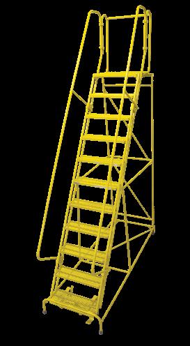 Gray powder coat is the standard finish. Series 1500 ladders meet applicable OSHA and ANSI standards. CAL-OSHA models also available.
