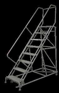 rolling metal ladders SERIES 2600 Heavy Duty Ladders COTTERMAN SERIES 2600 is a superior line of partially assembled steel safety ladders.