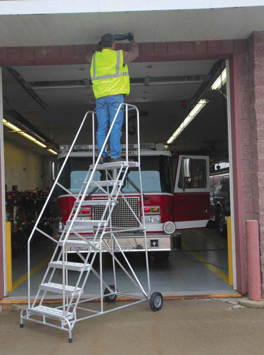 They are also non-magnetic. Aluminum Wheelbarrow Ladder Available Treads Ribbed (A4) 350 lb. load rating.