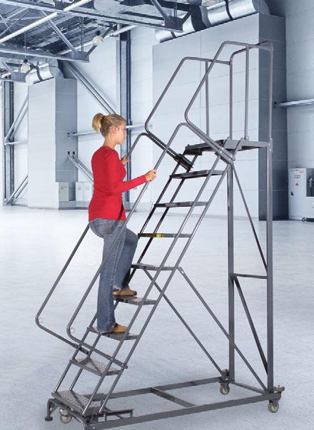ALL STYLES AND SIZES OF ROLLING LADDERS AND WORK PLATFORMS S& L RS CU PLATFORM DE Ship Prepaid and Add to take advantage of freight cost reductions with our carrier.