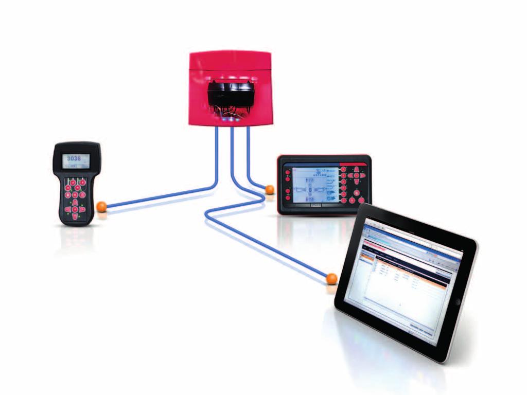 Wireless Control Terminals The new Wireless Control Terminal is a combined weighing and control system that gives you full control of all important functions.