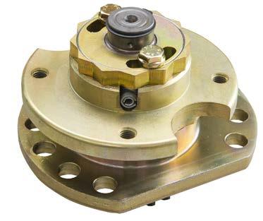 An ideal system As the discs are spinning, they place no load on the roll pins, because the bearings are