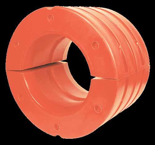 Floats have the option of polyurethane foam filling. Capacity is based on fully submerged float. Standard Colour Orange. Other colour options are available.