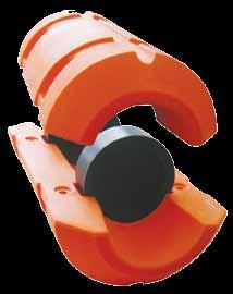 Adaptable internal urethane spacers that suit hose/pipe diameters from 10mm to 130mm.