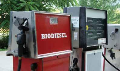 Bio-diesel fuel creates less air pollution than petroleum products. It also cleans and lubricates the moving parts of diesel engines. Plus, bio-diesel is more efficient to produce.